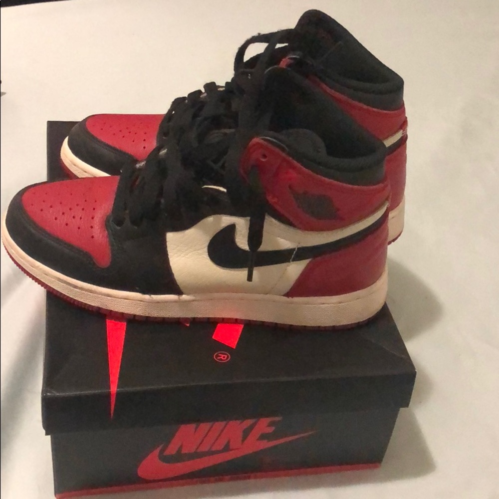 Retro 1 high bred toe Jordan